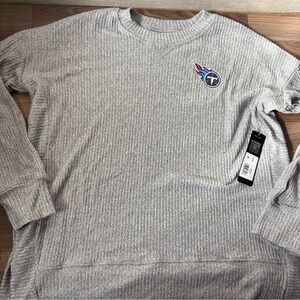 Tennessee Titans Women's Sleepwear Shirt NFL Team Apparel, Size Medium